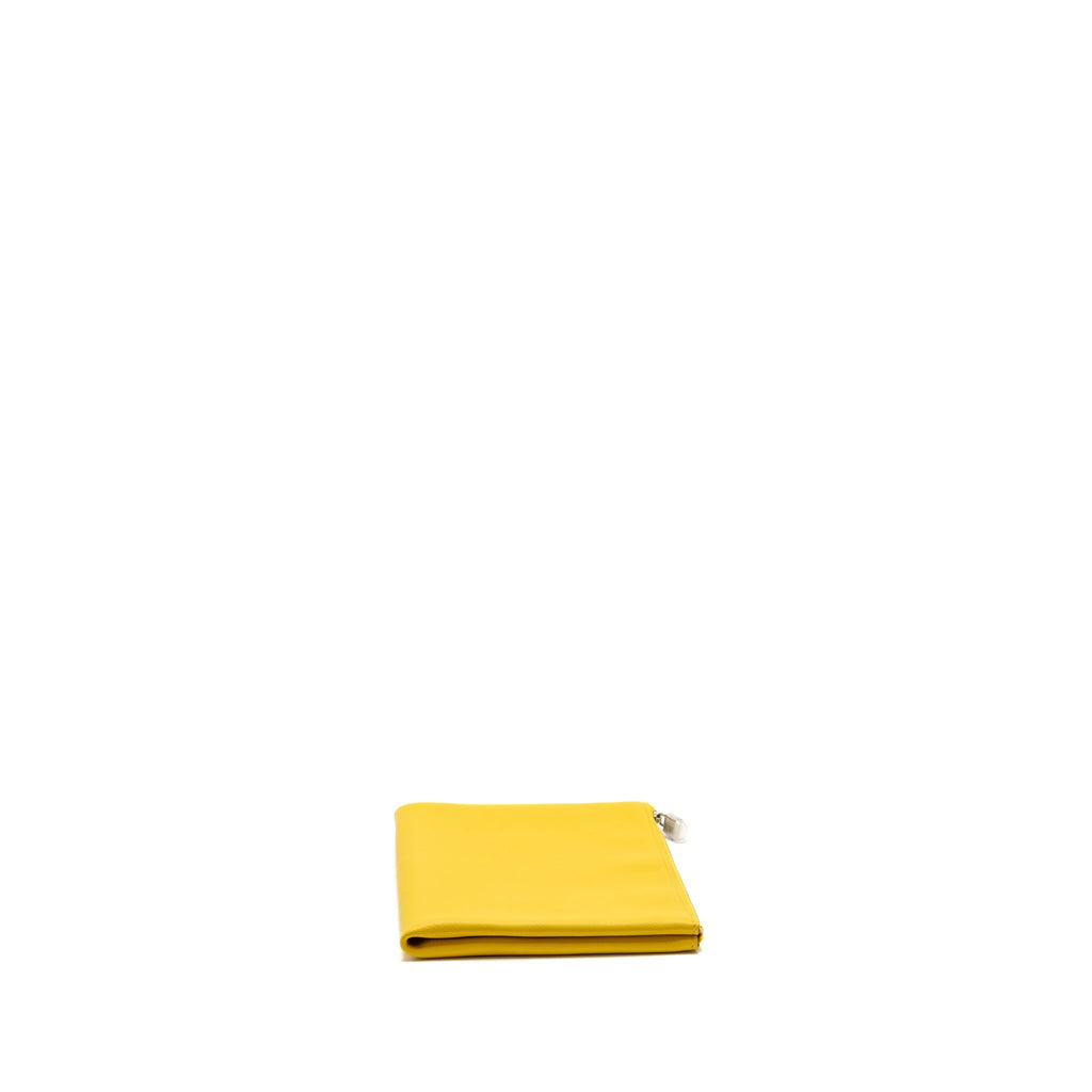 Hermes Atout 20 Pouch Evercolor Yellow/Blue SHW