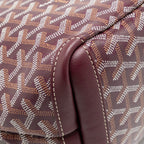 Goyard Artois PM Bag Goyardine Canvas/Chevroches Calfskin Burgundy SHW