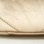 CHANEL SMALL 19 BAG GOLD COLOR WITH GOLD/ SILVER HARDWARE