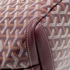 Goyard Artois PM Bag Goyardine Canvas/Chevroches Calfskin Burgundy SHW