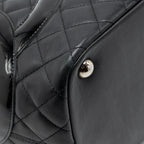 Chanel Cambon Ligne Tote Bag Calfskin/Patent Black SHW