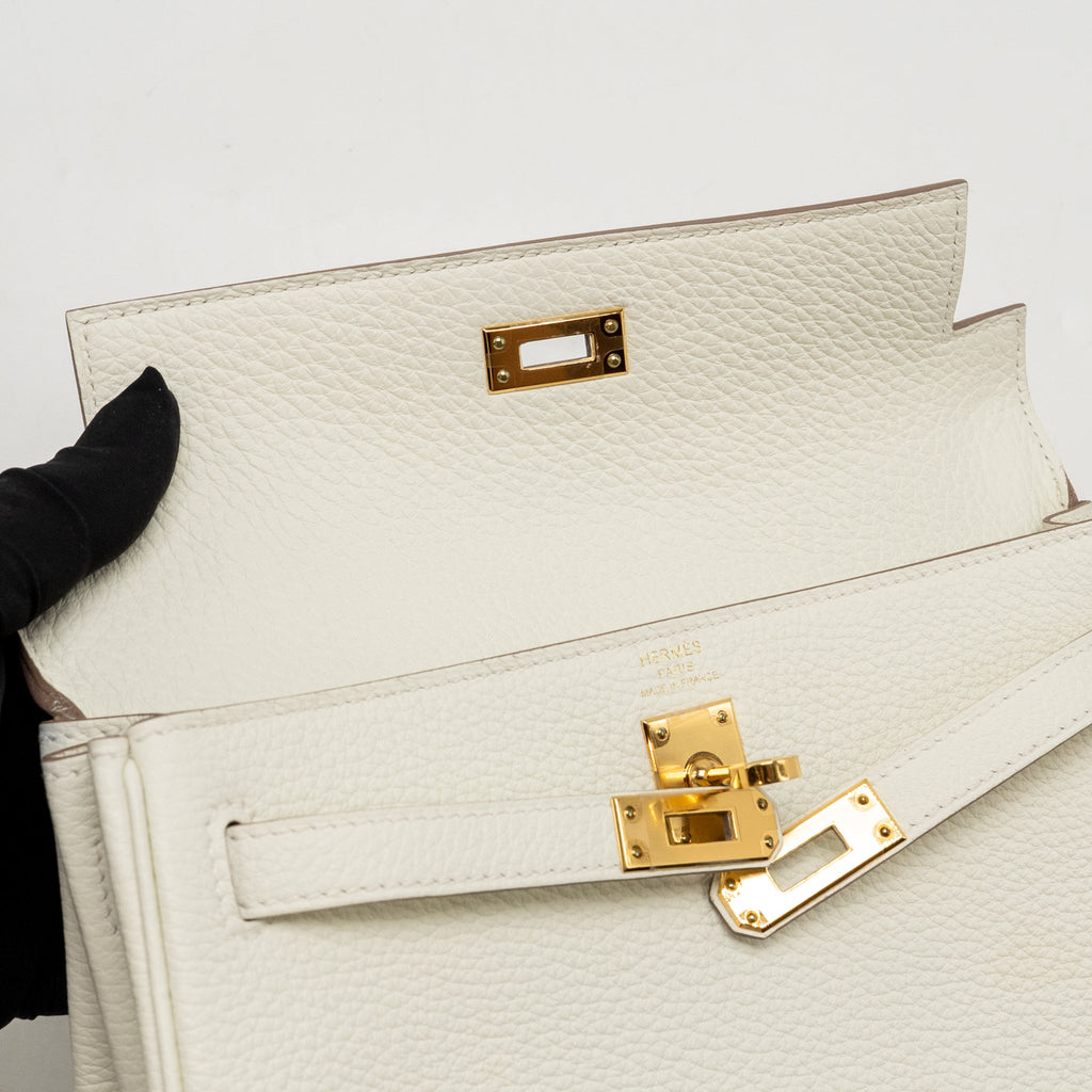Hermes Kelly 25 Togo Mushroom GHW
