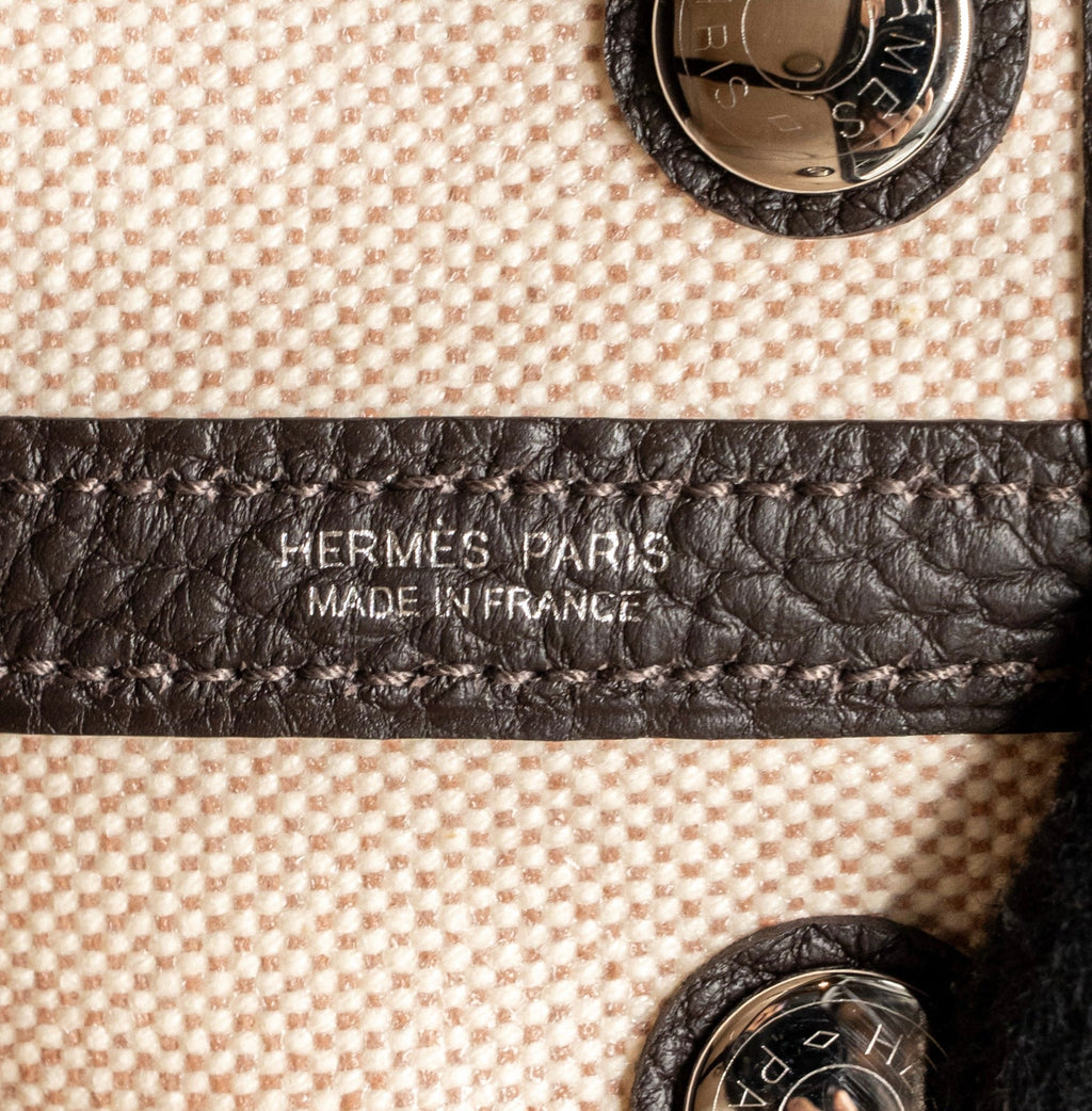 Hermes Neo Garden Party 23 Canvas/Negonda Ecru-Beige/Bai-Brun SHW