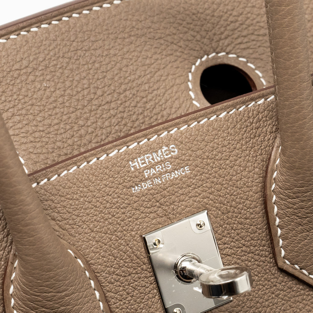 Hermes birkin 25 togo Etoupe SHW