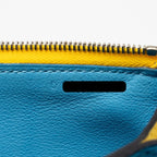 Hermes Atout 20 Pouch Evercolor Yellow/Blue SHW