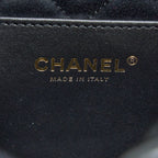 CHANEL 23S MINI 22 BAG SHINY CALFSKIN BLACK BRUSHED GHW(MICROCHIP)
