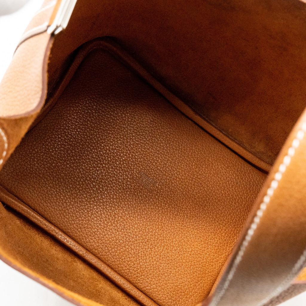 Hermes Picotin 18 Barenia Faubourg Gold SHW