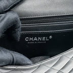 CHANEL MINI RECTANGULAR FLAP BAG LAMBSKIN BLACK SHW (MICROCHIP)