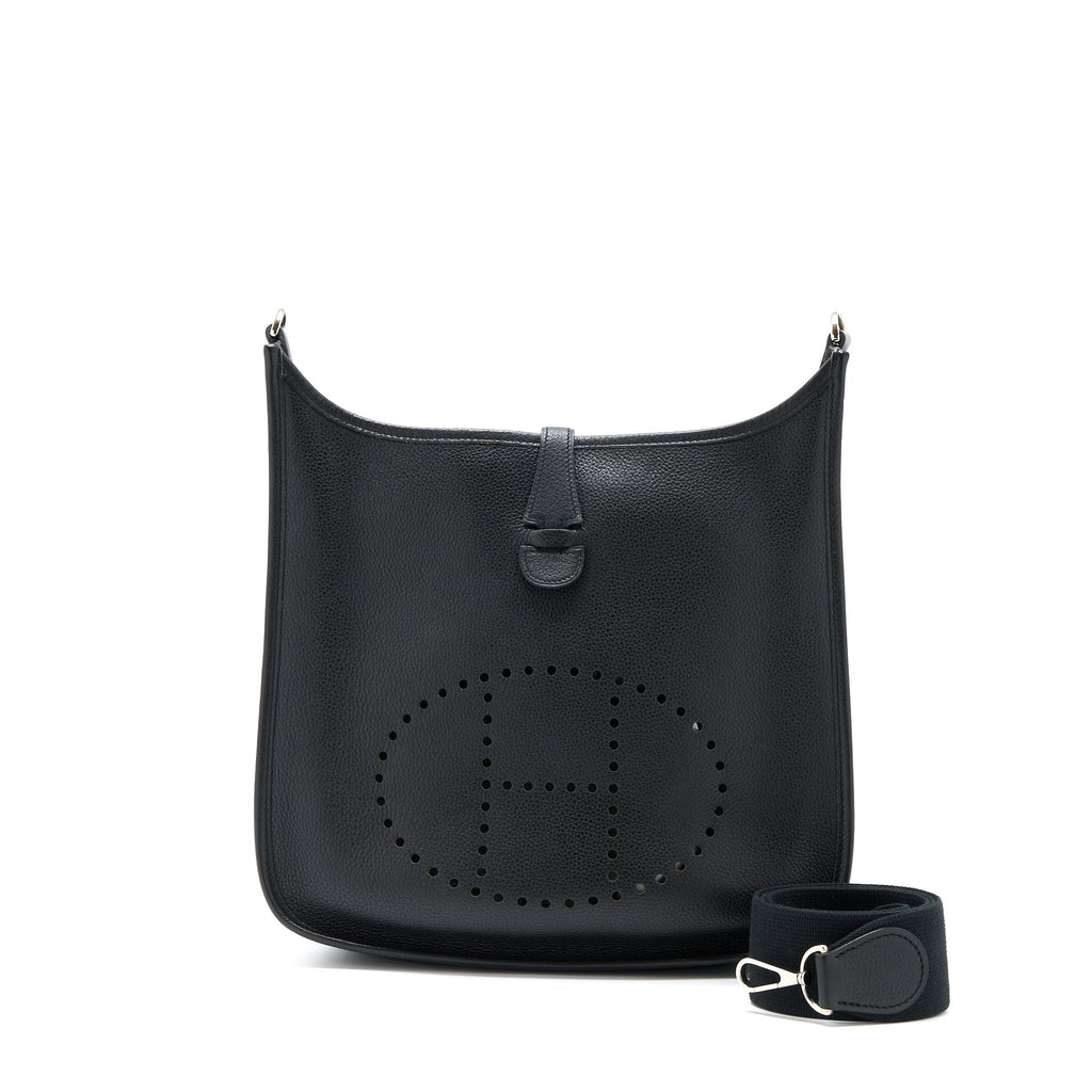 HERMES EVELYN 29 CLEMENCE BLACK SHW