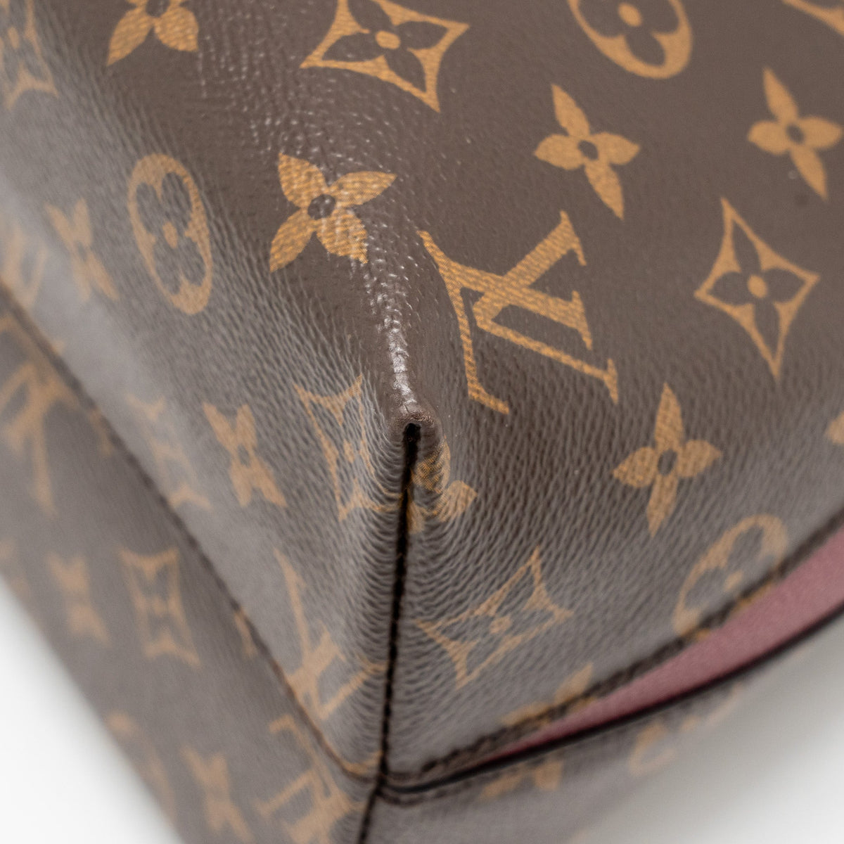 LOUIS VUITTON ALMA B’N’B BAG MONOGRAM CANVAS RASPBERRY GHW