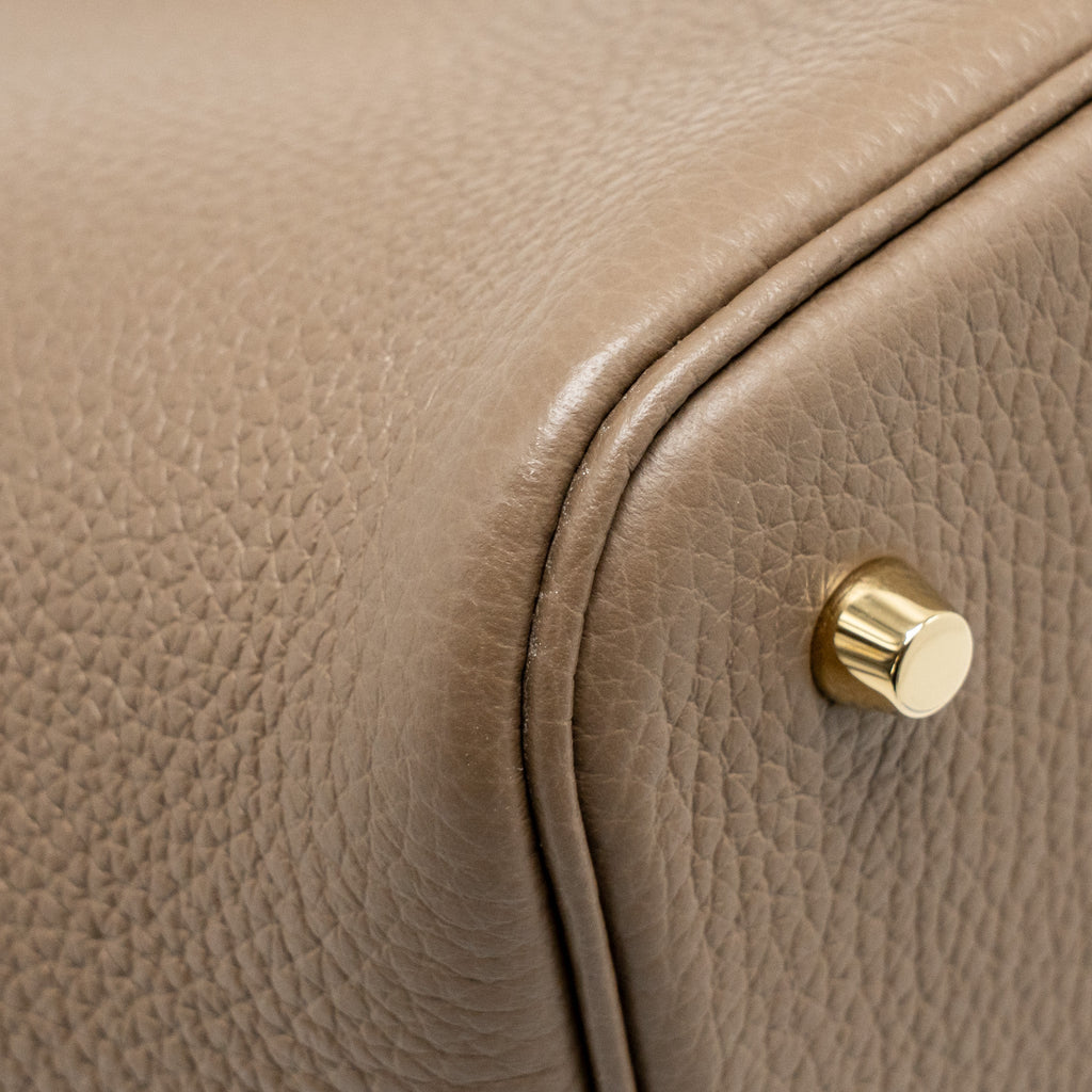 Hermes Picotin 22 Lock Bag Clemence Etoupe GHW