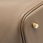 Hermes Picotin 22 Lock Bag Clemence Etoupe GHW