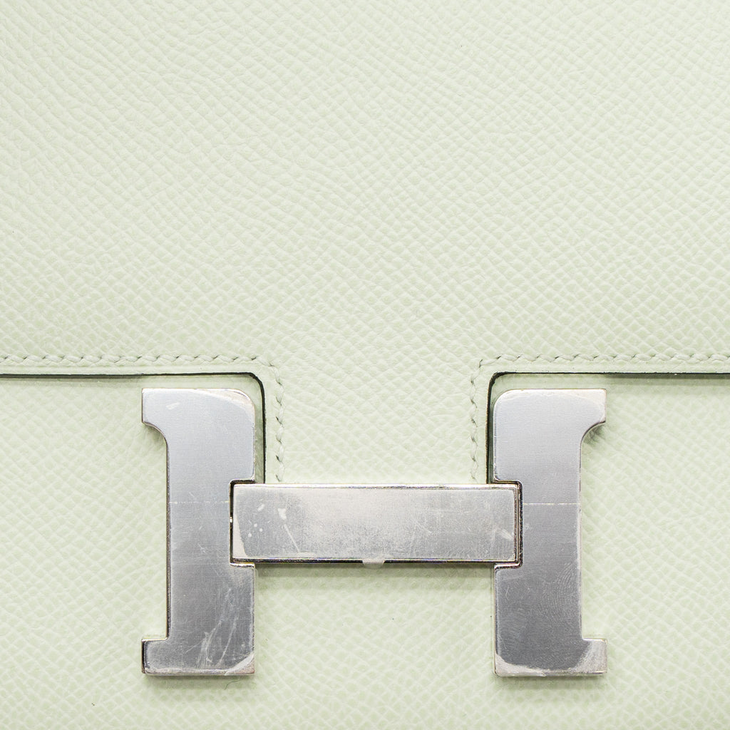 Hermes Mini Constance Epsom Vert Fizz SHW (New Version)