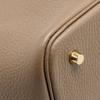Hermes Picotin 22 Lock Bag Clemence Etoupe GHW