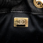 CHANEL SMALL 25 HANDBAG GRAINED CALFSKIN BLACK GHW (MICROCHIP)