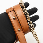 Chanel Medium Boy Bag Caviar Dark Brown LGHW (Microchip)
