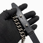 CHANEL MEDIUM BOY BAG CAVIAR BLACK RUTHENIUM SILVER HARDWARE