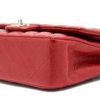 CHANEL MEDIUM CLASSIC DOUBLE FLAP CAVIAR RED SHW