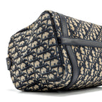 DIOR VINTAGE BOWLING BAG BLUE OBLIQUE CANVAS SHW