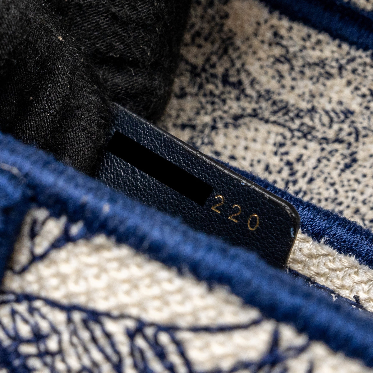 DIOR MEDIUM SADDLE BAG TOILE DE JOUY BLUE GHW