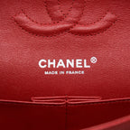 CHANEL MEDIUM CLASSIC DOUBLE FLAP CAVIAR RED SHW