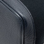 HERMES GARDEN PARTY 30 CANVAS/NEGONDA BLACK/BLUE INDIGO SHW