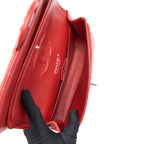 CHANEL MEDIUM CLASSIC DOUBLE FLAP CAVIAR RED SHW