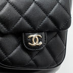 CHANEL 23A TRIPLE PACK BACKPACK CALFSKIN BLACK LGHW (MICROCHIP)