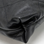 CHANEL MEDIUM 22 BAG CAVIAR BLACK GHW (MICROCHIP)