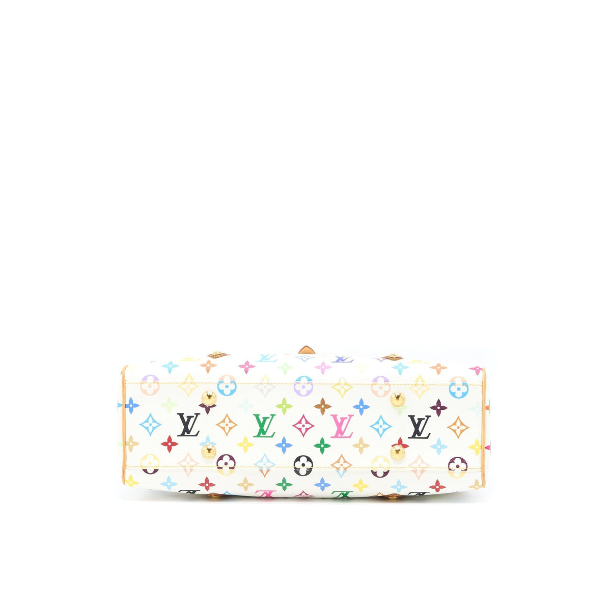 LOUIS VUITTON AURELIA SHOULDER BAG WHITE MULTICOLOUR MONOGRAM CANVAS GHW