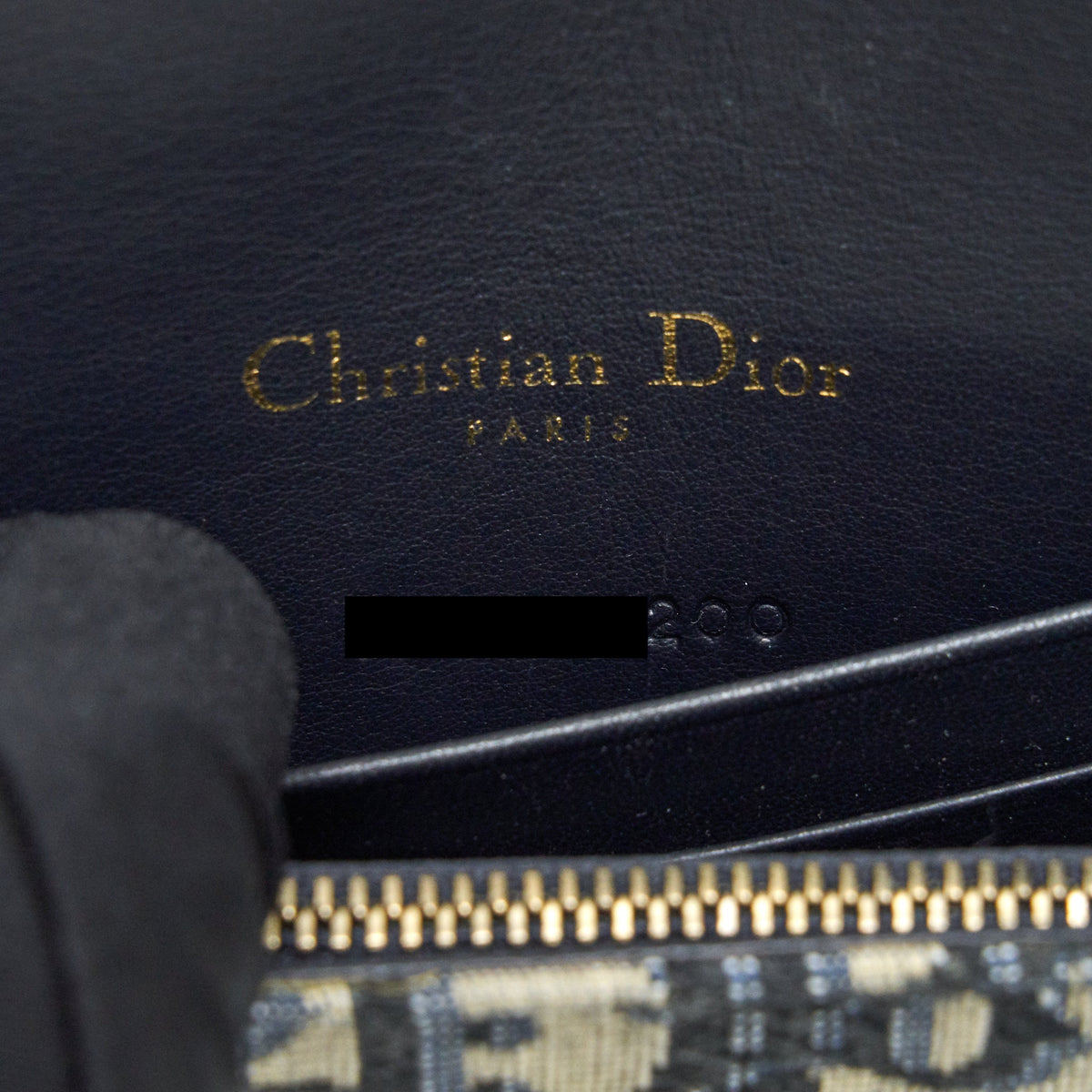 DIOR SADDLE BELT POUCH BLUE OBLIQUE JACQUARD