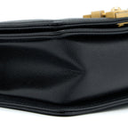 CHANEL SMALL BOY BAG CAVIAR BLACK GHW