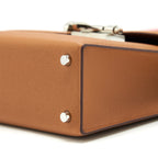 Hermes Sac Verrou 21 Epsom Gold SHW With Multicolour Strap