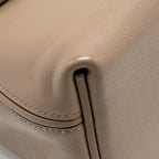 Hermes Mini 24/24 2424-21 Bag Evercolor/Swift Etoupe GHW