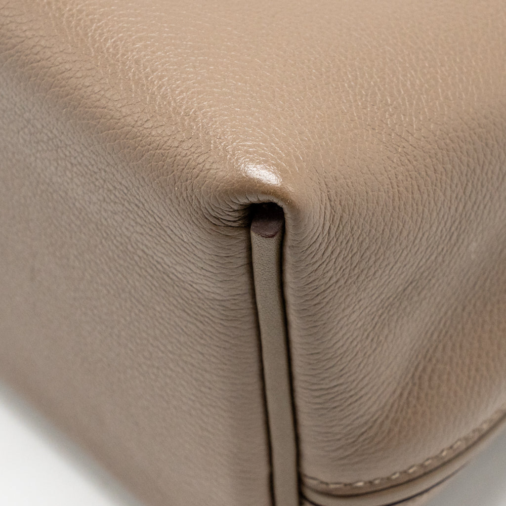 Hermes Mini 24/24 2424-21 Bag Evercolor/Swift Etoupe GHW