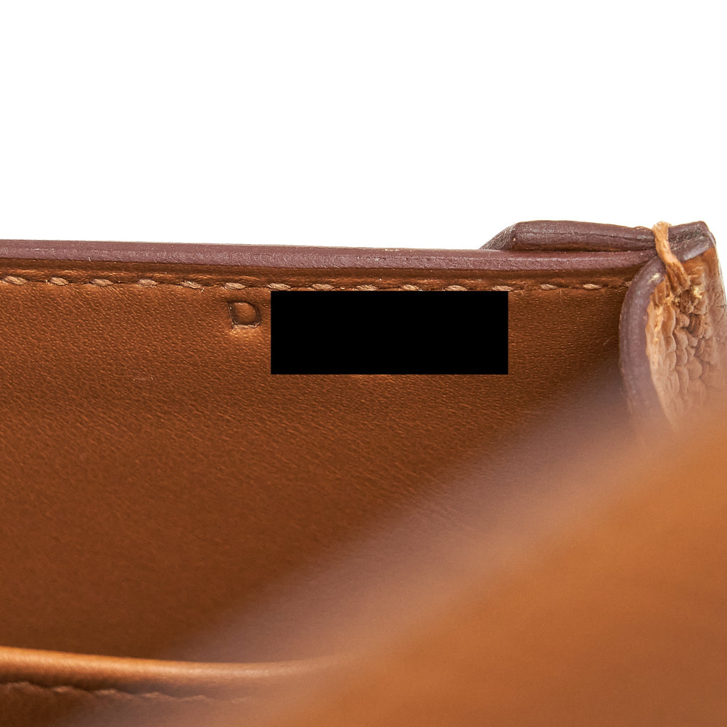 Hermes Sac Verrou 21 Epsom Gold SHW With Multicolour Strap