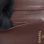 CHANEL 2.55 SMALL COMPACT WALLET BLACK GHW
