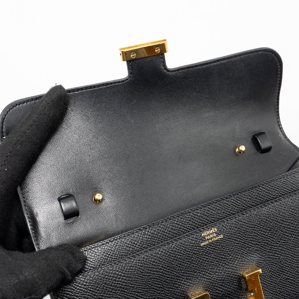 Hermes Constance To Go Epsom Black GHW