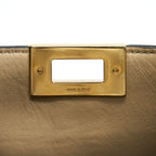 FENDI PEEKABOO X-LITE MEDIUM BROWN WITH AN EXTRA SHOULDER STRAP