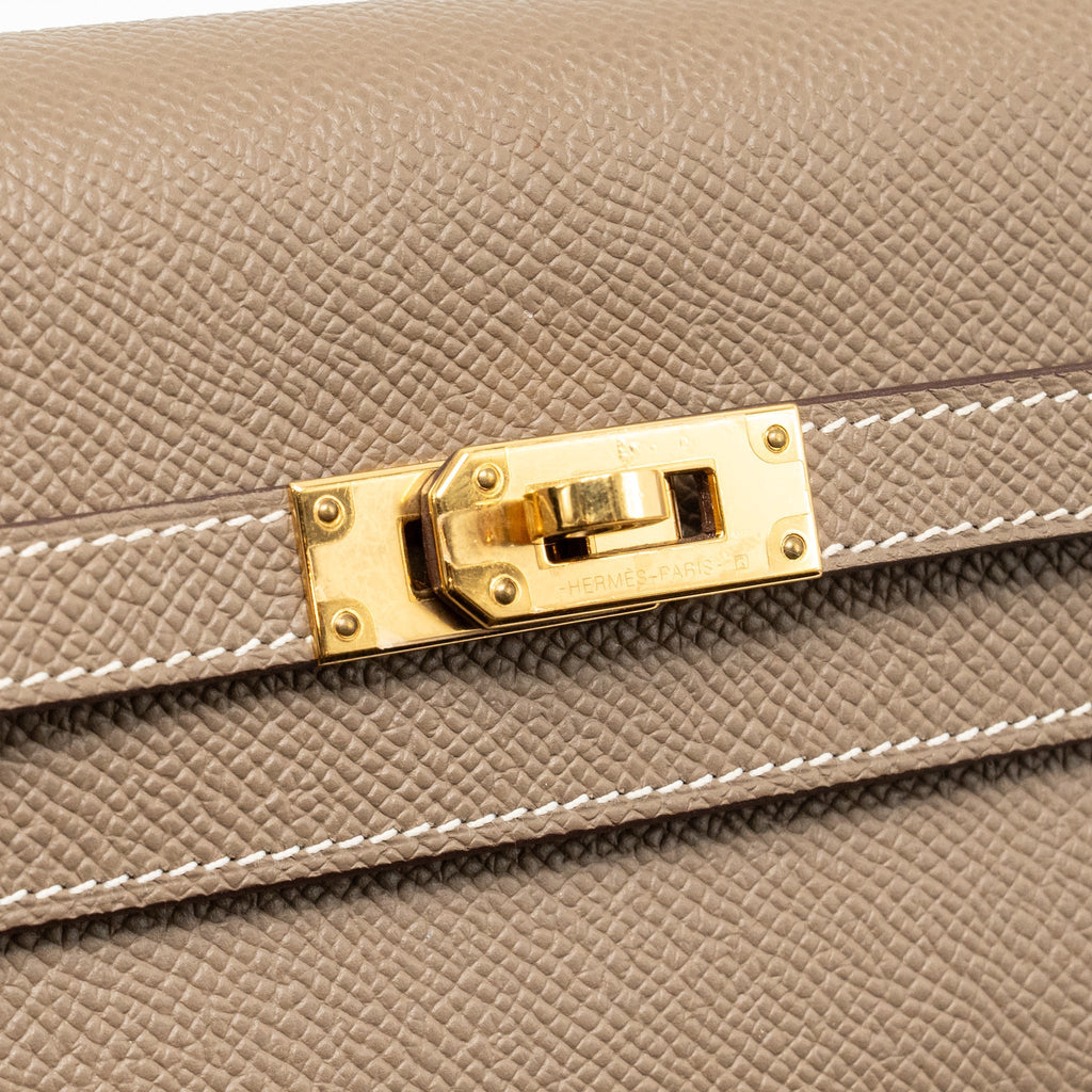 Hermes Kelly to Go Epsom Etoupe GHW