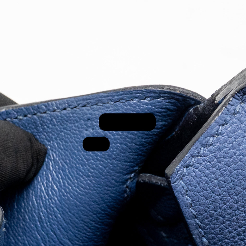 Hermes Birkin 30 Togo Blue Brighton GHW