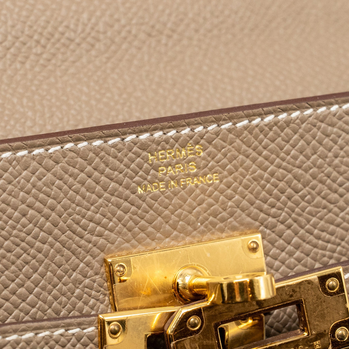 Hermes Kelly to Go Epsom Etoupe GHW
