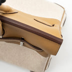 Hermes Birkin 25 Toile Swift/Canvas Biscuit SHW