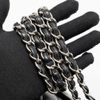 CHANEL JUMBO CLASSIC DOUBLE FLAP BAG LAMBSKIN BLACK SHW
