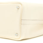 HERMES PICOTIN 18 LOCK BAG CLEMENCE NATA/JAUNE POUSSIN SHW