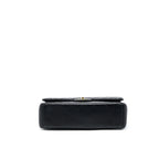 CHANEL MAXI CLASSIC DOUBLE FLAP BAG LAMBSKIN BLACK GHW