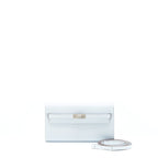 Hermes Classic Kelly To Go Chevre Mysore Blue Brume SHW