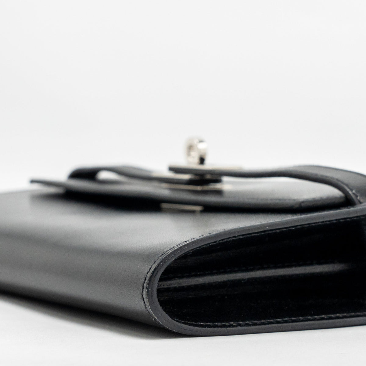 HERMES KELLY TO GO BOX BLACK SHW