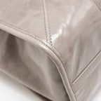 PRADA BONNIE LARGE HANDBAG CALFSKIN GREY GHW
