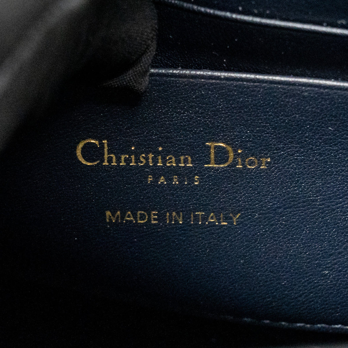 Dior 30 montaigne dea pouch blue oblique jacquard canvas GHW
